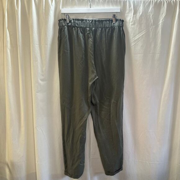 Shinestar Sage Green Elastic Waist Pants - XL - Picture 1 of 3
